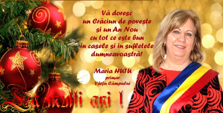 Felicitare-Maria-Hutu-Craciun-Varfu-Campului-primarie-anul-nou