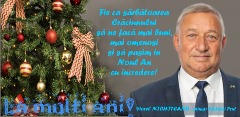 FelicitareViorel-Nichiteanu-Radauti-Prut-Craciun-PNL-primar