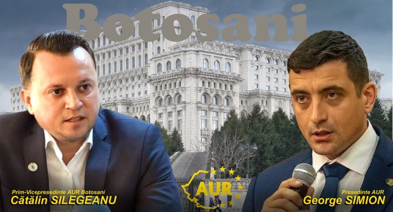 Catalin Silegeanu, George Simion, AUR, Botosani, alegeri, parlamentare, prezidentiale 2