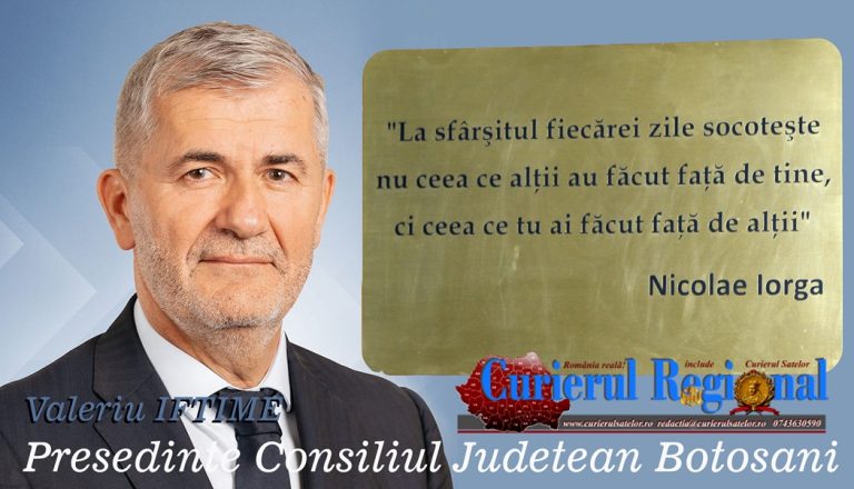 Valeriu Iftime, consilierii judeteni, Botosani, CJ