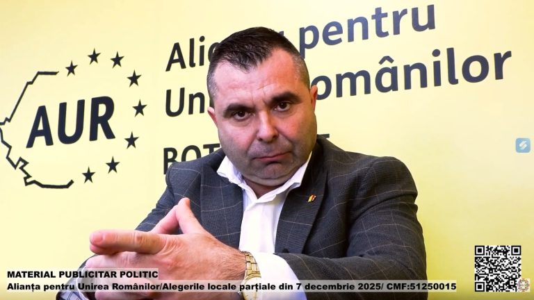 Florin Buha, candidat AUR primaria comunei Mihai Eminescu 2025