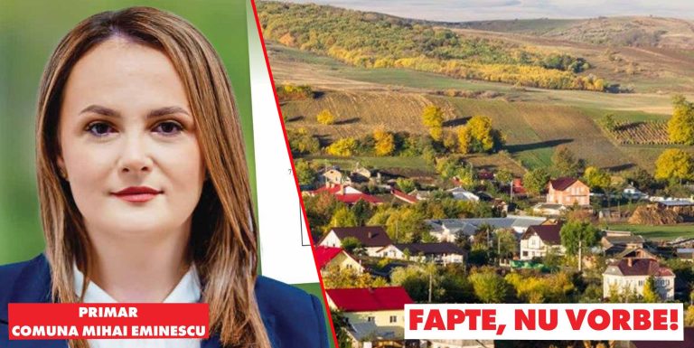 Andreea Gireada. Mihai Eminescu, finantare, proiecte, iluminat public