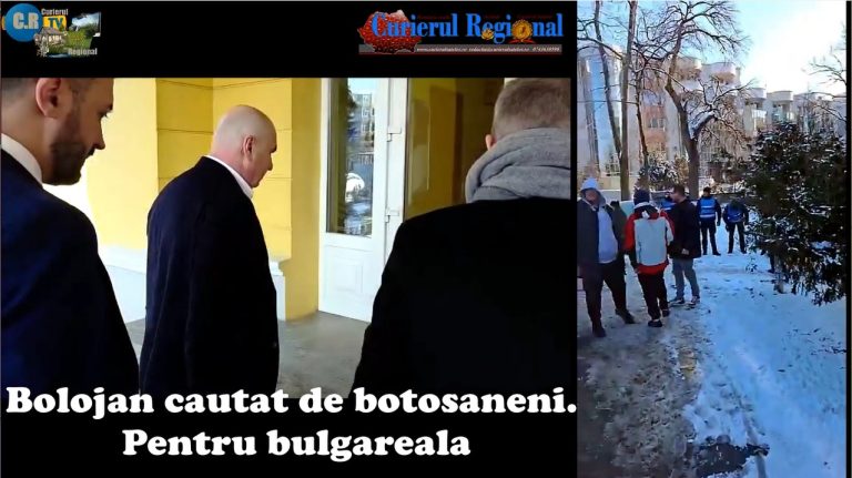 Ilie Bolojan fuge de botosaneni. Acestia il cauta
