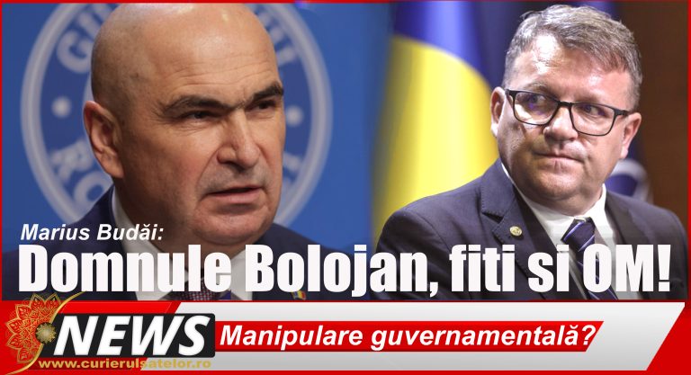 Marius Budai si Ilie Bolojan, manipulare guvernamentala