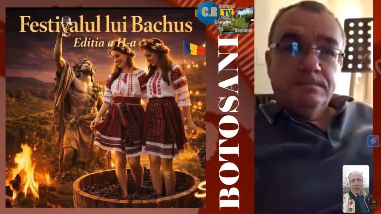 Festivalul lui Bachus, festivalul vinului la Botosani, Marius Honceriu, Curierul TVR