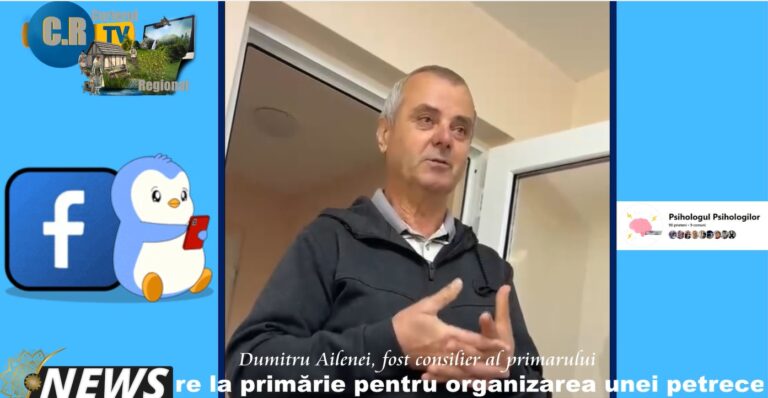Dumitru Ailenei, Adrian Nistor, Braesti, psihologul psihologilor, facebook, petrecere, primarie